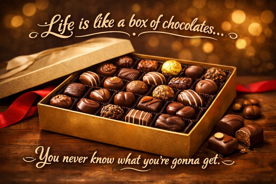 Life is like a box of chocolates quote