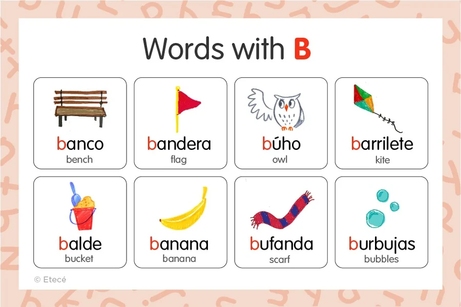Words in Spanish That Start With B