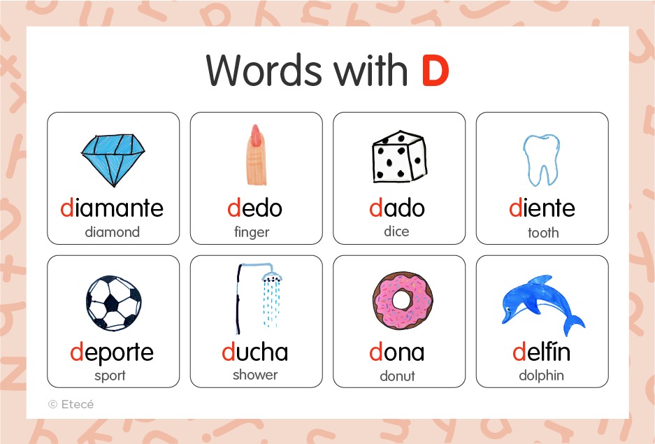 Words in Spanish That Start with D