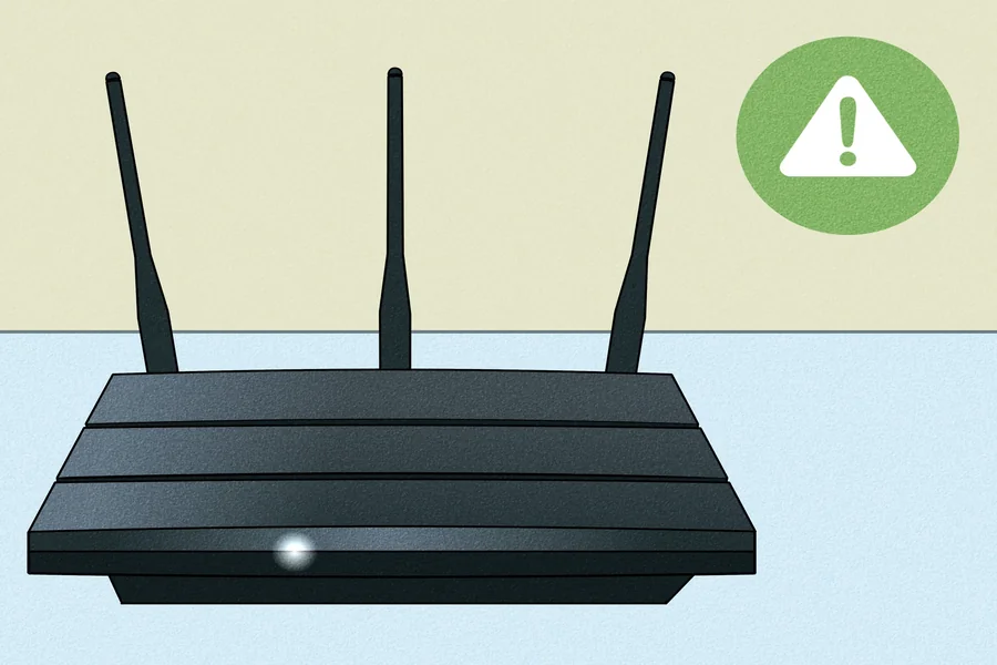 Blinking White Light Verizon Router
