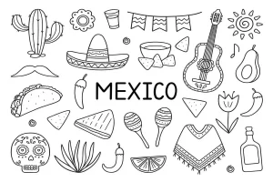 Mexican Culture Drawings