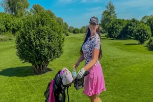 Pink Golf Dress