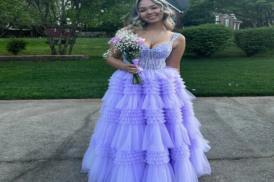 Sherri Hill Purple Dress