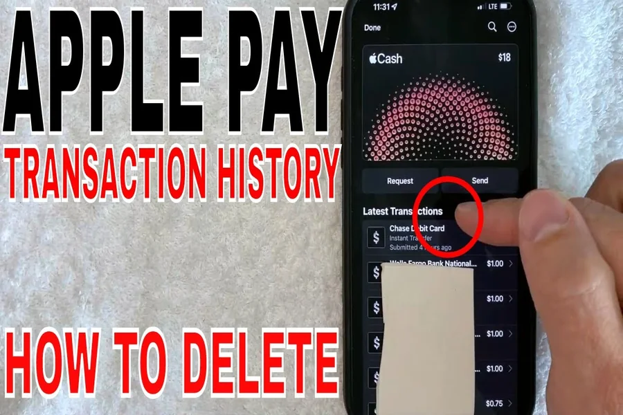 Delete Apple Pay History